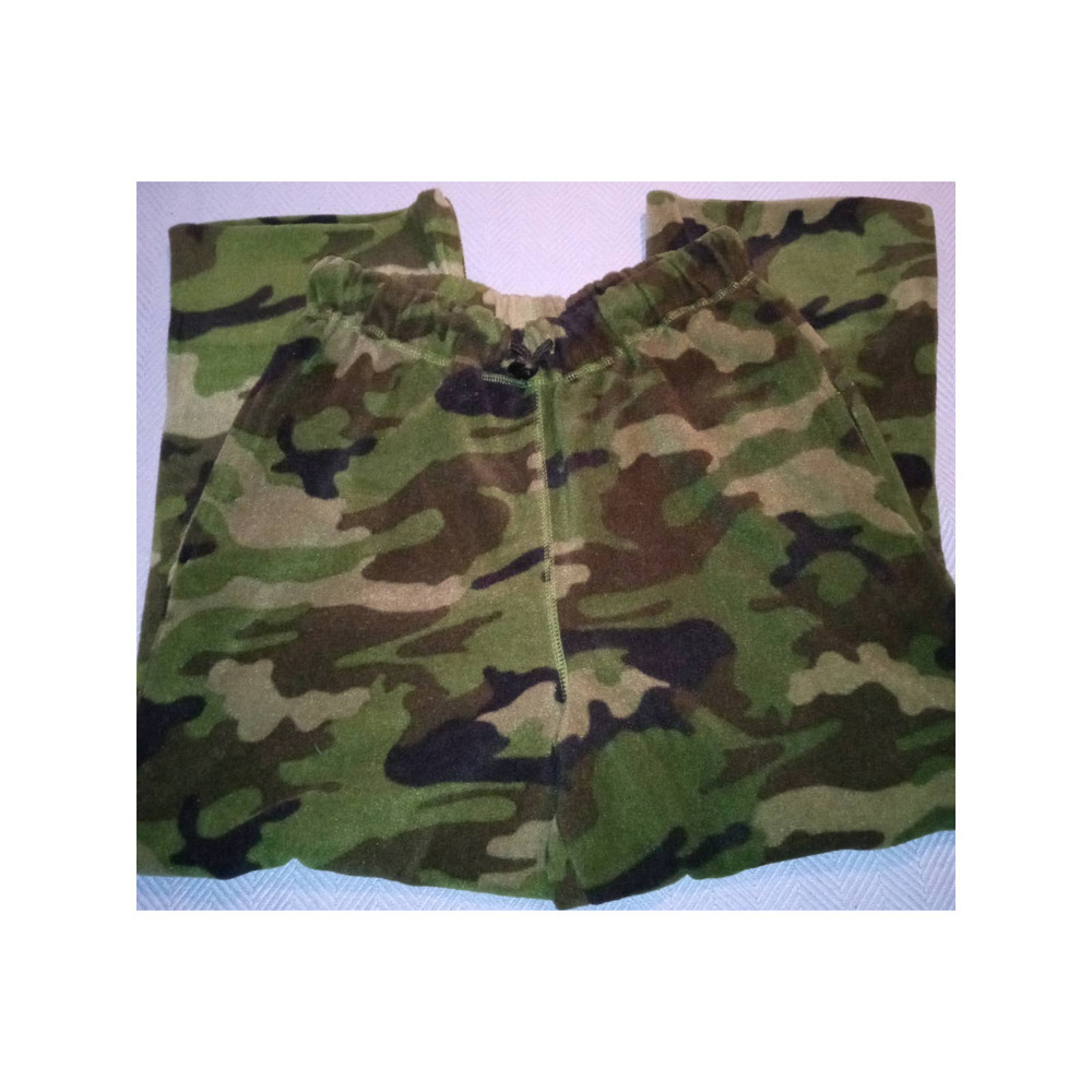 Sahara Club pj Pants Size Large Camouflage Drawstring 100% Polyester (E6)